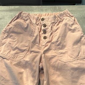 Free people pull on joggers, dusty pink, size S